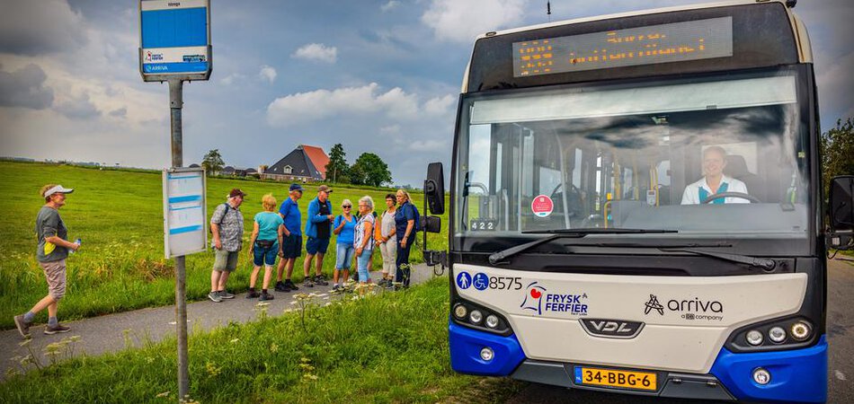 De bushalte bij Idzega. Foto: Niels de Vries